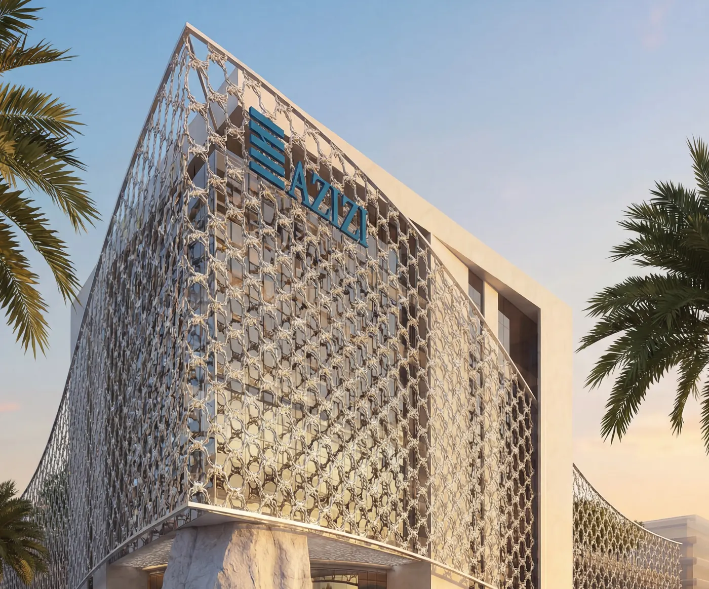 Azizi Developments residential tower facade