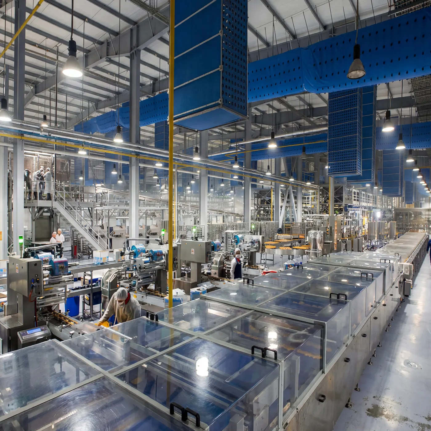 Production hall inside the Edita factory